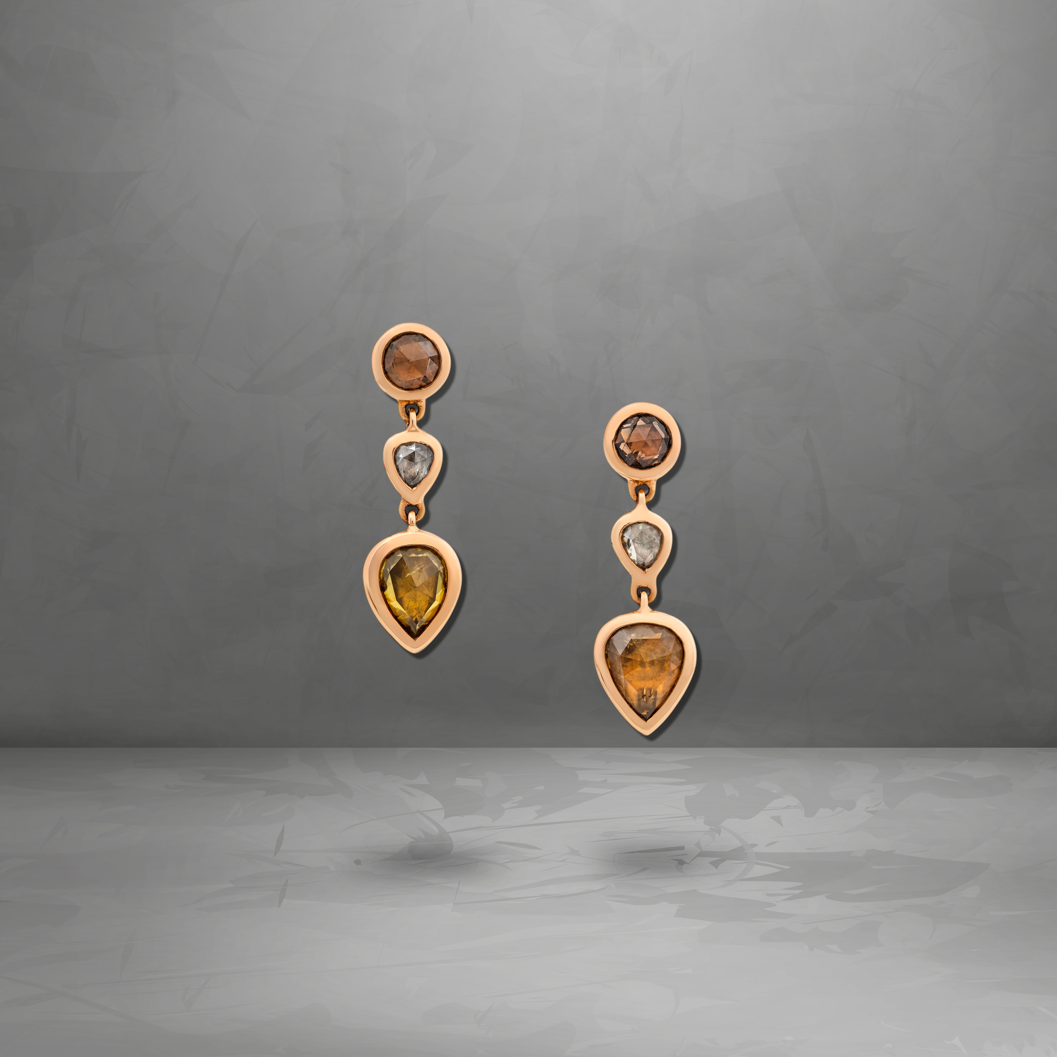 BOUCLES D'OREILLES TANDEM PENDANT