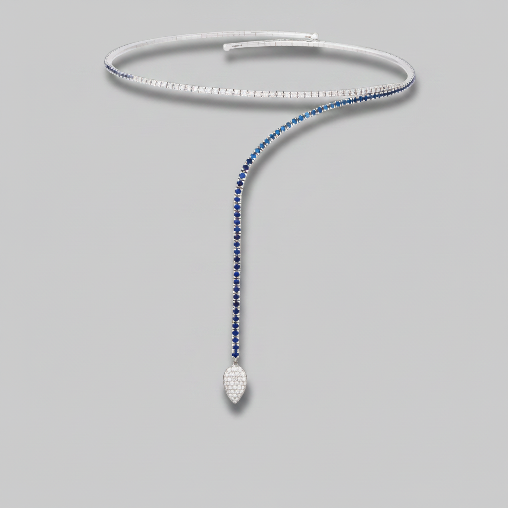 COLLIER TWILIGHT ELEGANCE - SAPHIR