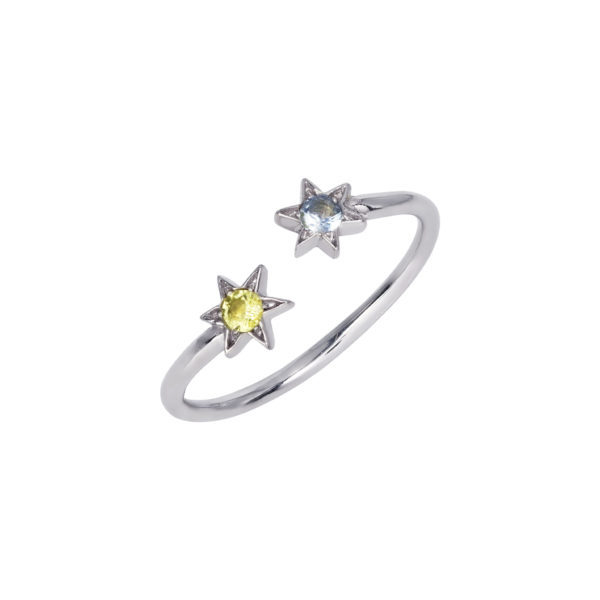 Stardust finger-top ring